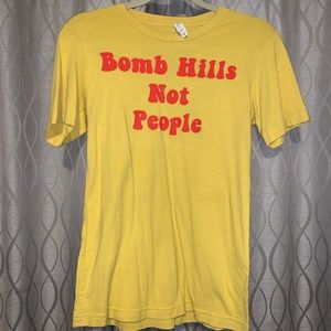 Bomb hills not people shipwrecked shirt